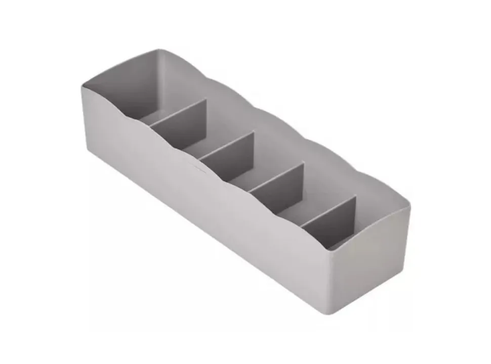 Organizador Ropa Interior Medias 5 Divisiones Plástico
