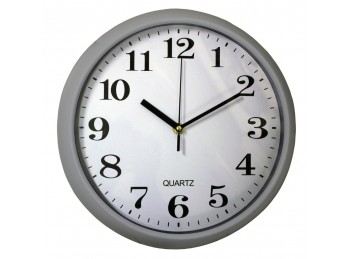 Reloj 30 Cm Plateado
