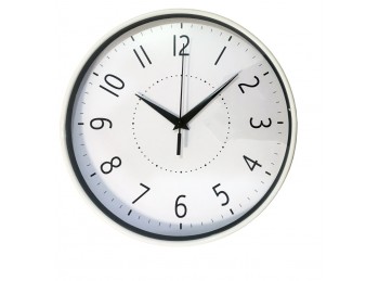 Reloj 20 Cm Blanco