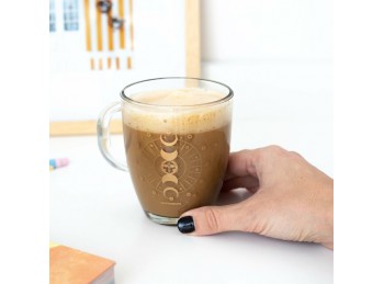 Taza café de vidrio