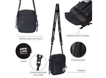 Morral Portacelular Negra