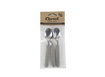 Cucharita De Te Gris x3