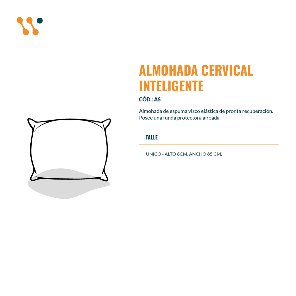 Almohada Cervical Inteligente Viscoelástica