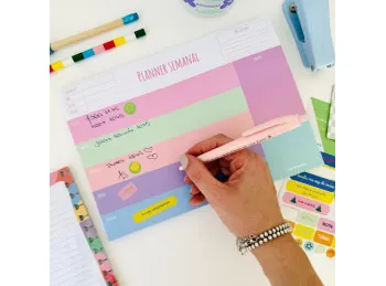 Planner Semanal Emblocado