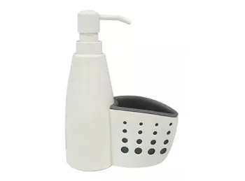 Dispensador De Jabón Líquido Con Porta Esponja