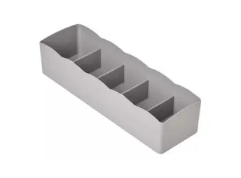 Organizador Ropa Interior Medias 5 Divisiones Plástico