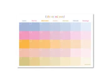 Planner Mensual Emblocado A4