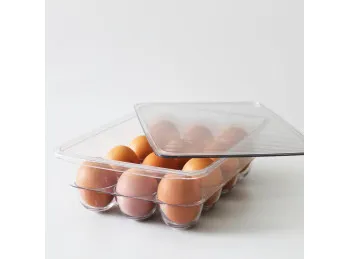 Porta huevos plástico 23,1 cm