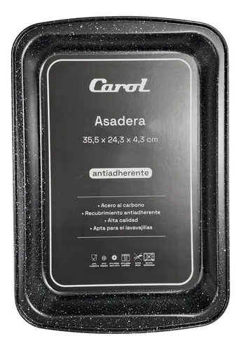 Asadera rectangular 35,5 x 24,3 cm