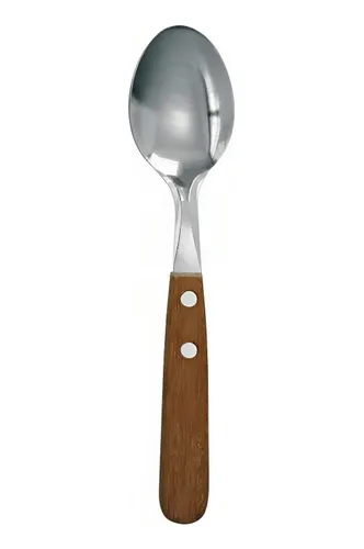 Cucharas de mesa mango de madera x 3
