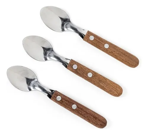 Cucharitas de té madera x 3