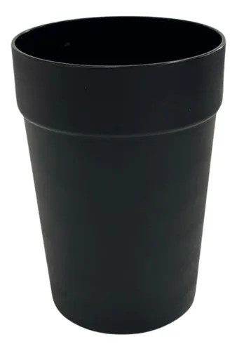 Vaso plástico negro 420ml negro