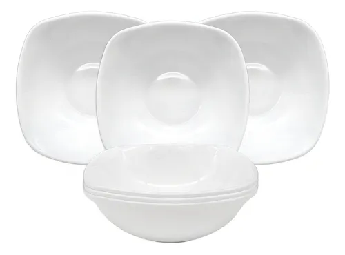 Bowl cuadrado vidrio opal 15 cm