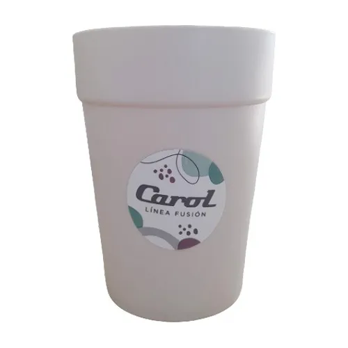 Vaso plástico tiza 420ml 