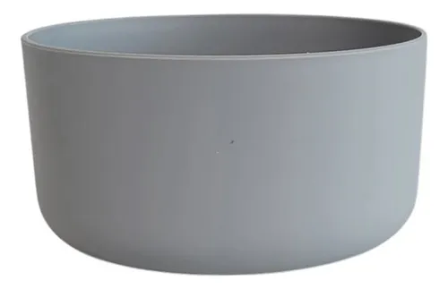 Compotera de plástico gris 11 cm