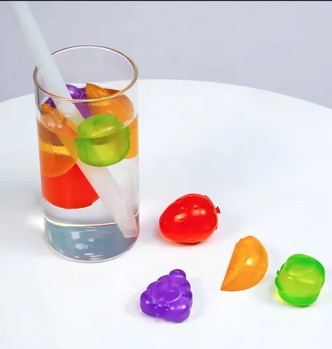 Hielos de frutas reutilizables