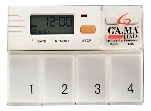 Estuche organizador píldoras digital Gama  