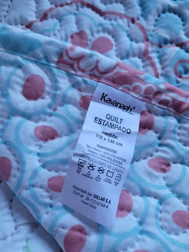 Cover de cuna Quilt estampado