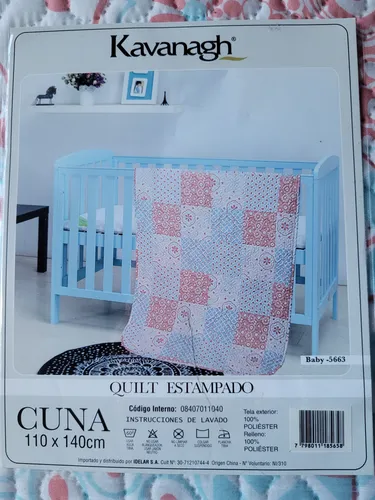 Cover de cuna Quilt estampado