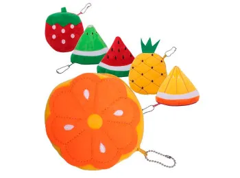 Monedero frutas y flores