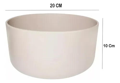 Bowl recto 20x10 tiza